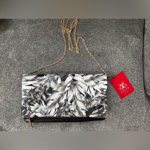 VIETA Fashion Black and Gray Crossbody Bag